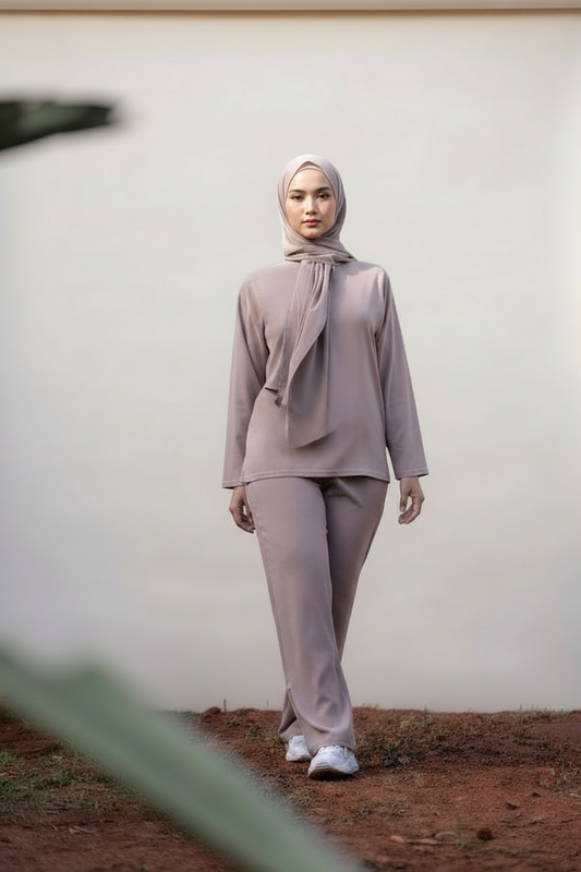 Crepe Set- Blouse and trouser