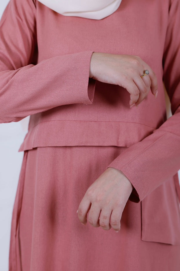 Lenin Dress - dusty Pink