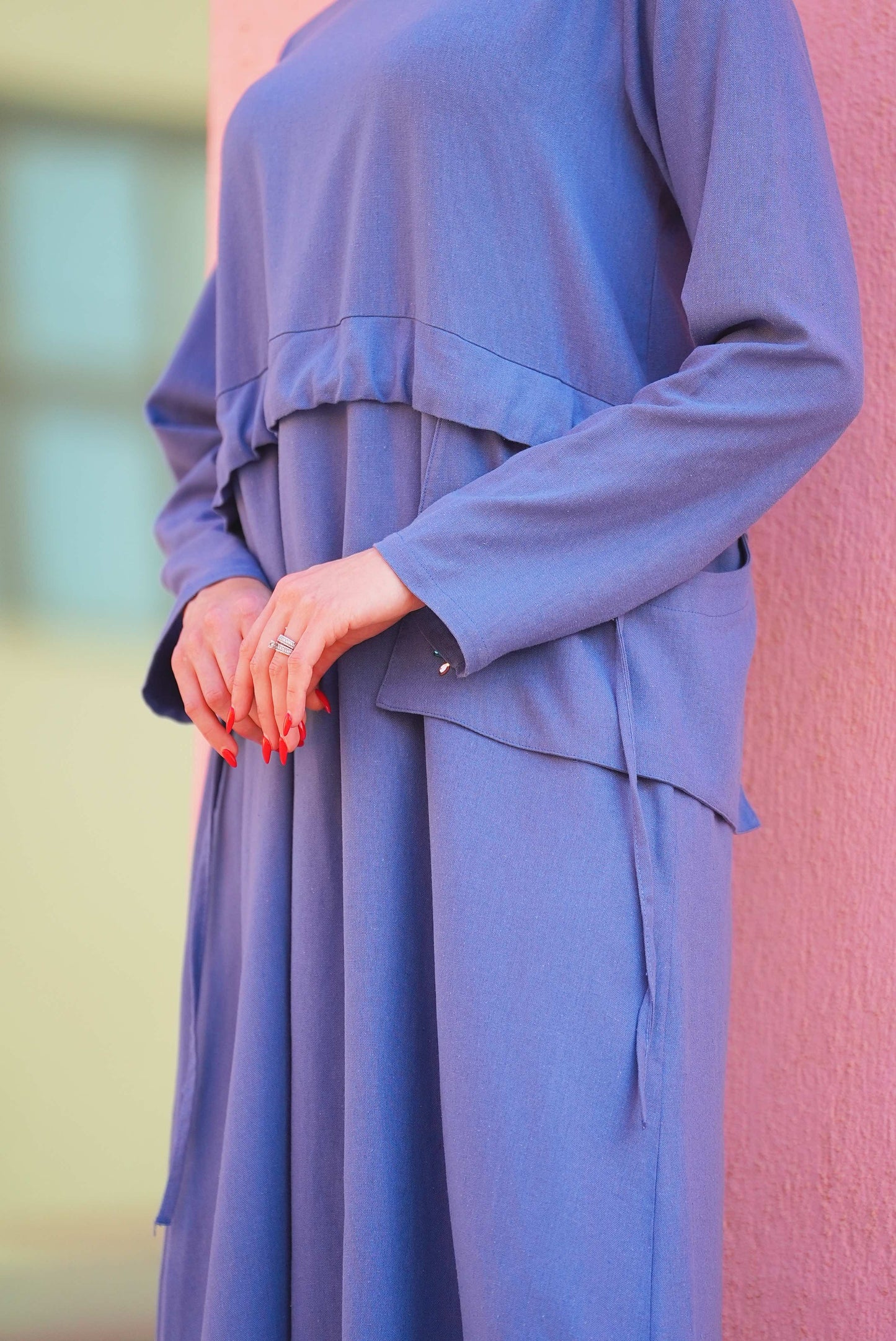 Lenin Dress - Blue