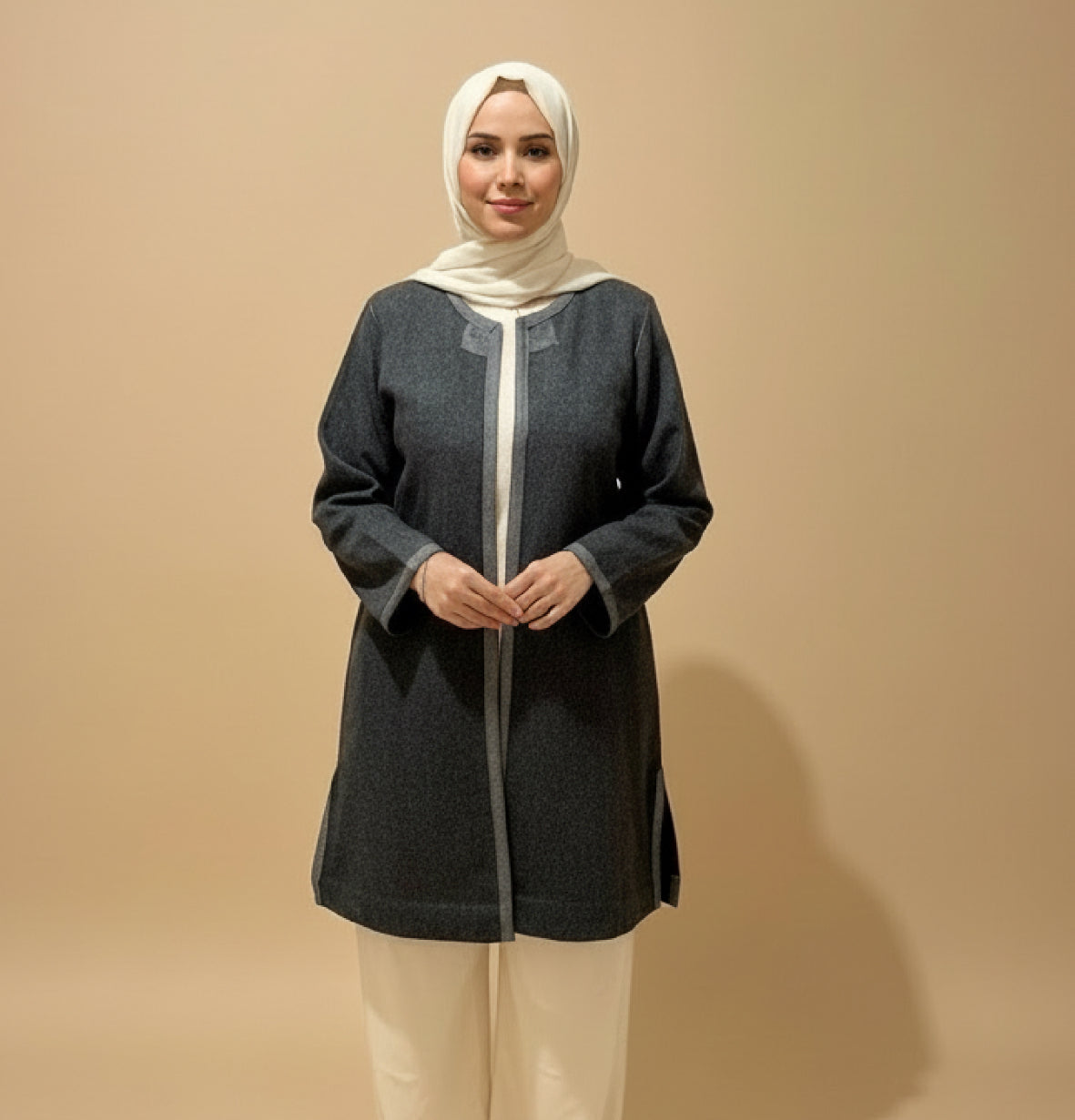 B- Winter Kimono Beldi Gris