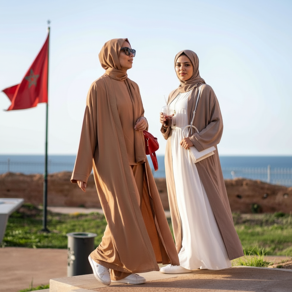 Abaya et châle