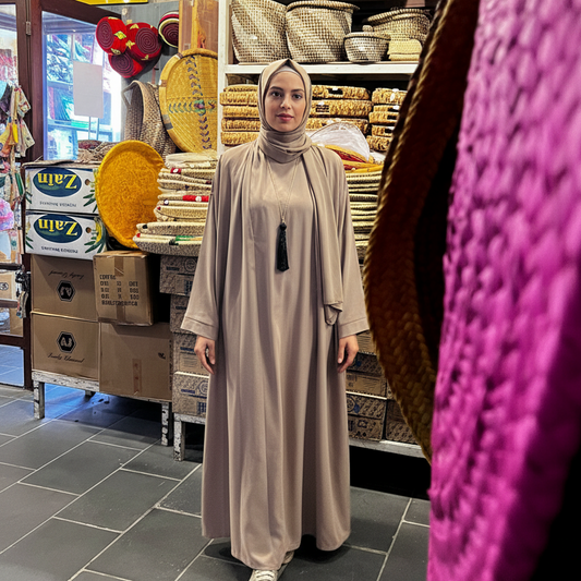 Abaya avec robe basic