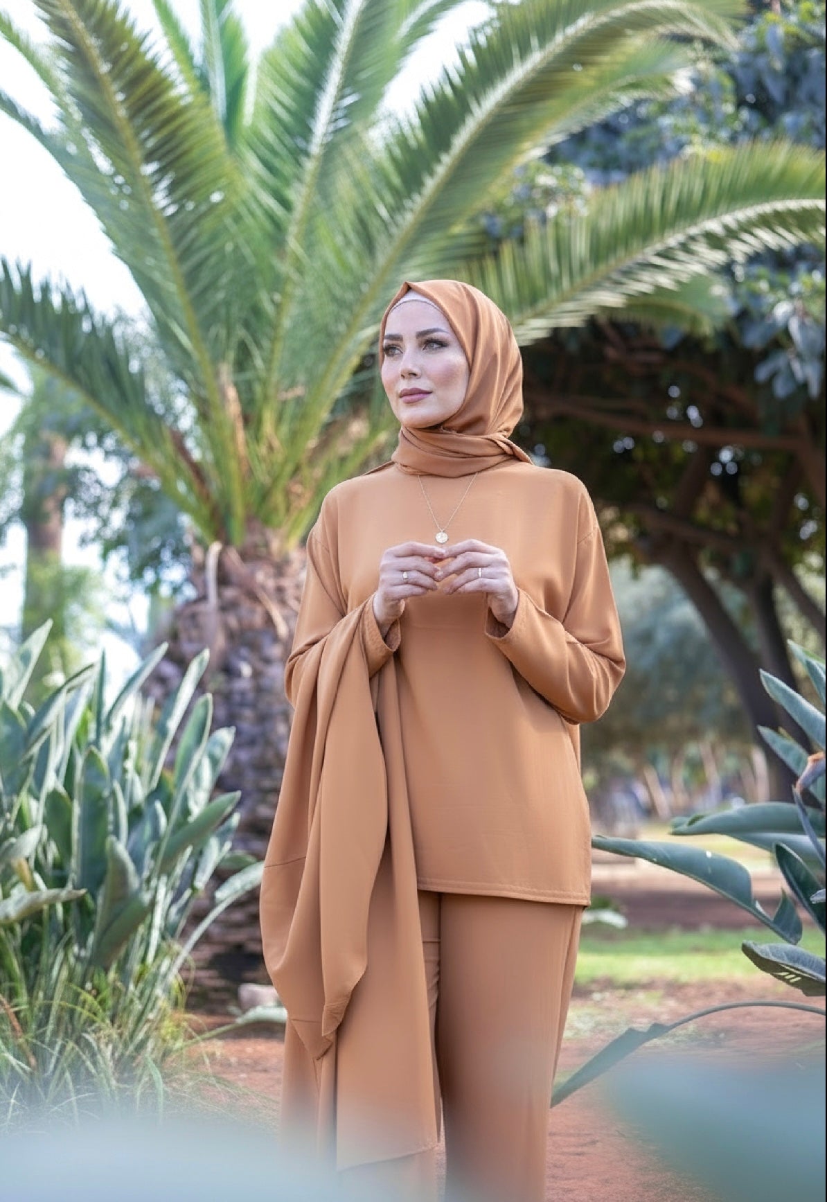 Crepe Set- Blouse and trouser