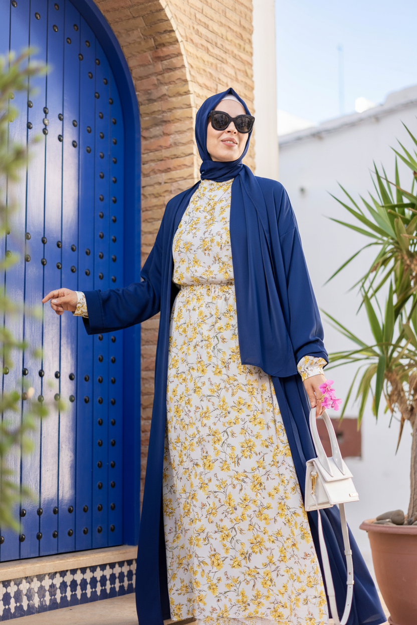 Abaya et châle