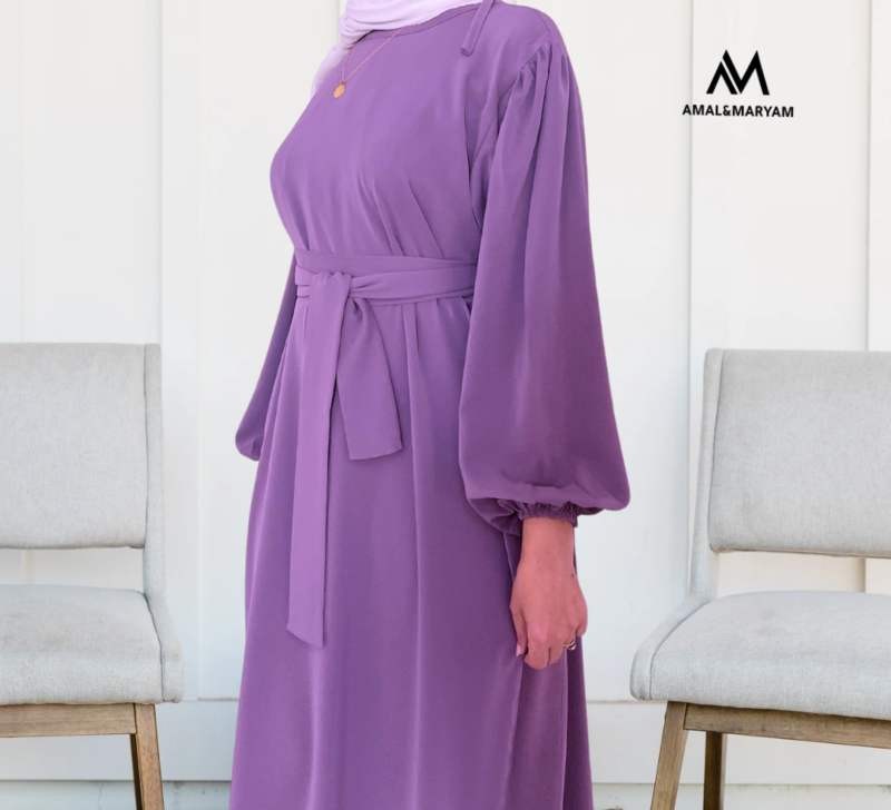 Butterfy Dress - بنفسجي